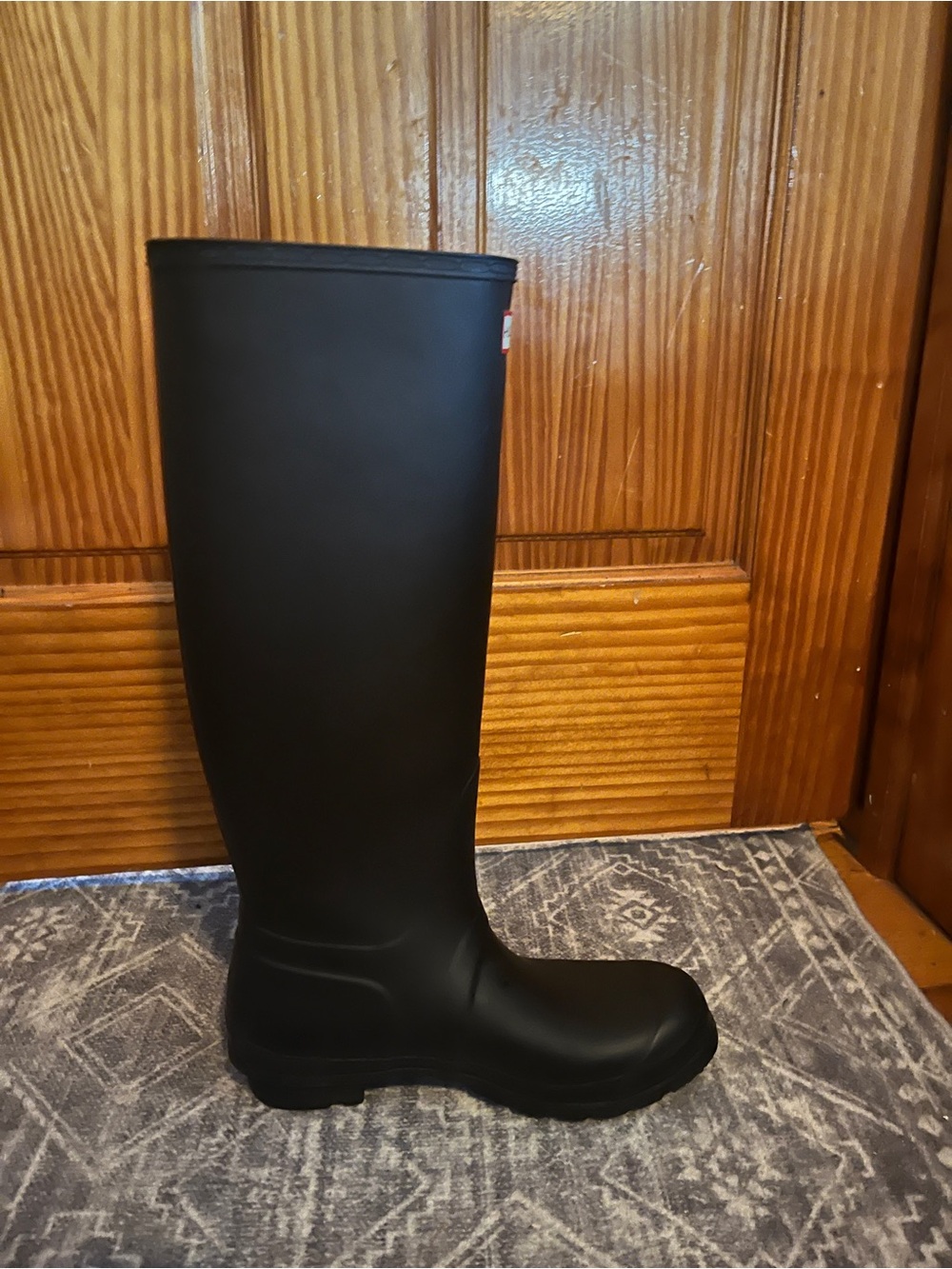 Hunter Tall Black Boots Size 8 - image 6